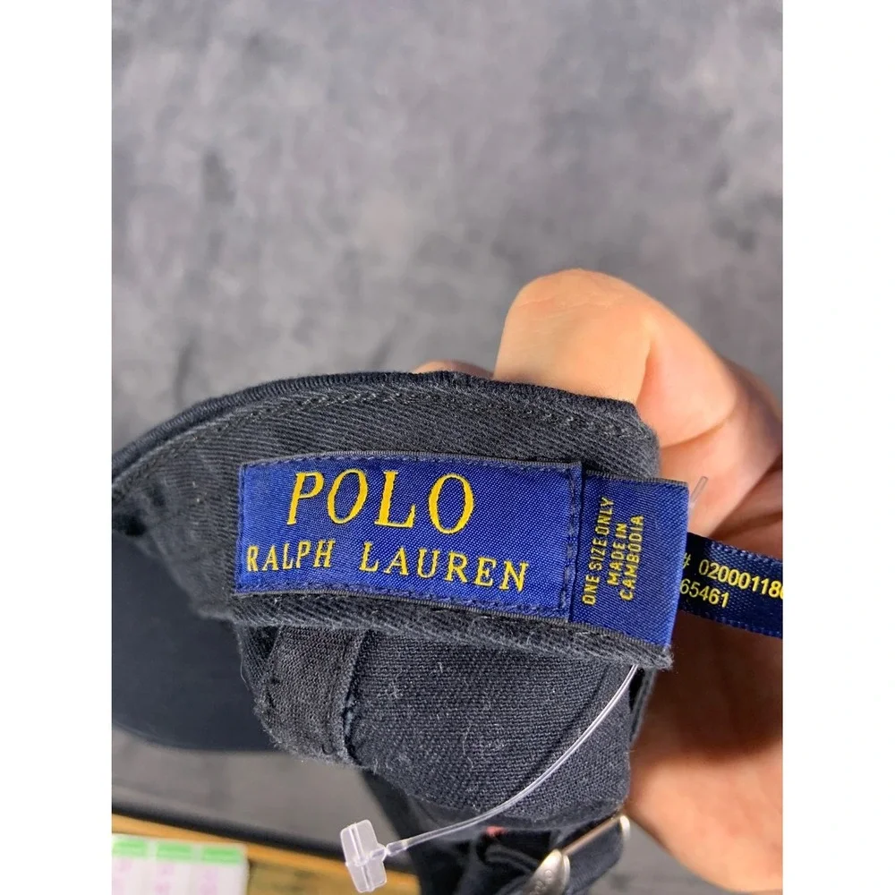 Polo Ralph Lauren Classic Sport Cap Men's Hat One Size Navy Blue